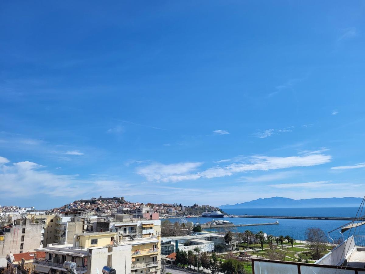 Ferienwohnung Roof Garden-Studio Kavala Exterior foto